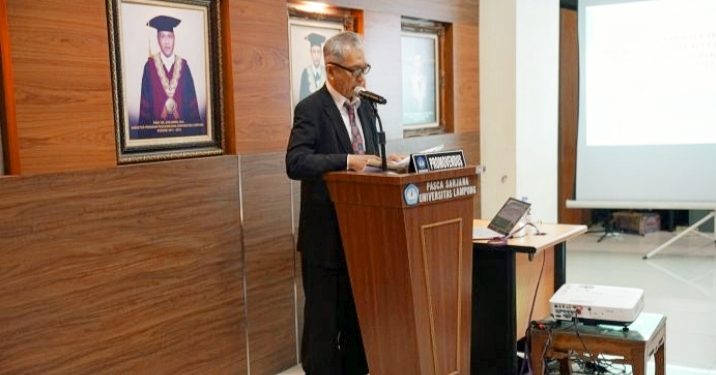 Edison Teliti Pengelolaan DAS Berkelanjutan pada Disertasi Meraih Gelar Doktor Ilmu Lingkungan di Unila