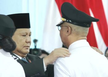 Presiden Prabowo Lantik Rahmat Mirzani Djausal dan Jihan Nurlela