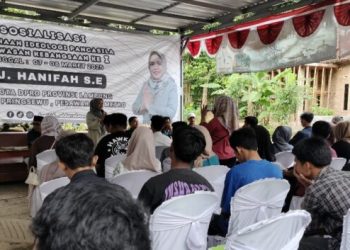 Anggota DPRD Hanifah Sosialisasikan Nilai- Nilai Pancasila di Padang Cermin Pesawaran