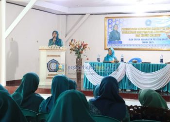 Ketua TP-PKK Pesibar Buka Sosialisasi & Praktek Pembuatan Tanaman Obat Keluarga