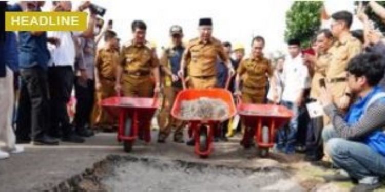 Gubernur Mirzani Groundbreaking Jalan Kotabumi – Bandar Abung