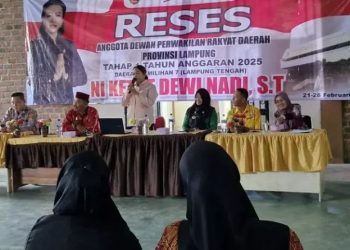 Anggota DPRD Provinsi Lampung Dewi Nadi Serap Aspirasi Warga Minta Perbaikan Drainase