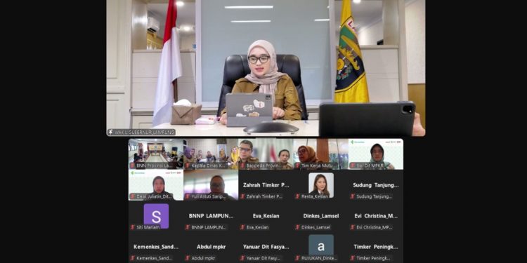 Wagub Jihan Pimpin Rakor Perubahan Fungsi RSUD Bandar Negara Husada