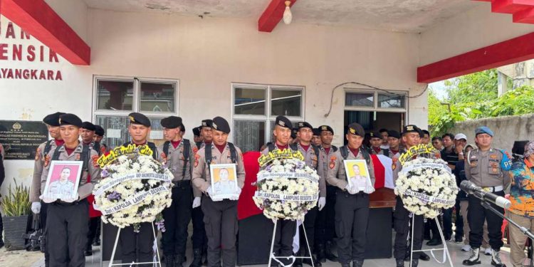 Polda Lampung Berduka, 3 Polisi Gugur Dalam Tugas Sebagai Abdi Masyarakat