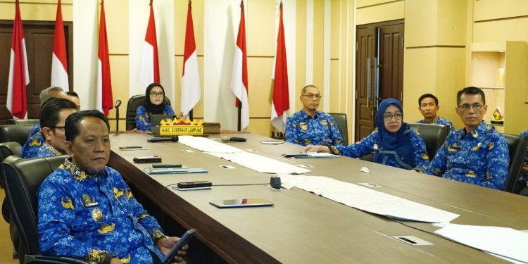 Pemprov Lampung Ikuti Rakor Penyelenggaraan Pemerintahan Daerah