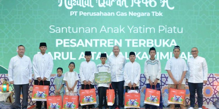 Berbagi Kebahagiaan di Bulan Ramadhan, PGN Beri Santunan CSR 10.541 Anak Yatim