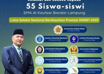 55 Siswa SMA Al Kautsar Lolos SNBP 2025