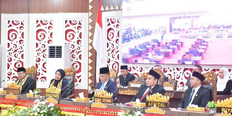 DPRD Bandar Lampung Paripurna Mendengar Pidato Walikota Masa Jabatan 2025-2030