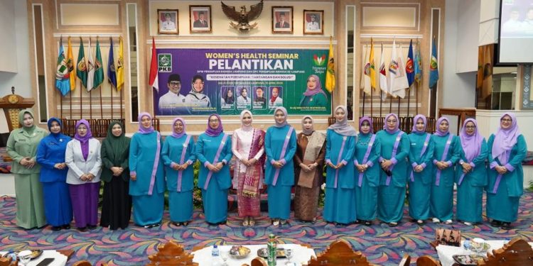 Perempuan Bangsa Lampung Resmi Dilantik, Dorong Pemberdayaan dan Penanggulangan Kekerasan