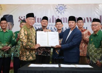 Gubernur Mirza Serahkan Hibah Tanah di Kawasan Kota Baru Kepada PW Muhammadiyah Lampung
