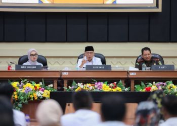 Gubernur Mirza Rakor Bersama Bupati/Walikota Se-Provinsi Lampung