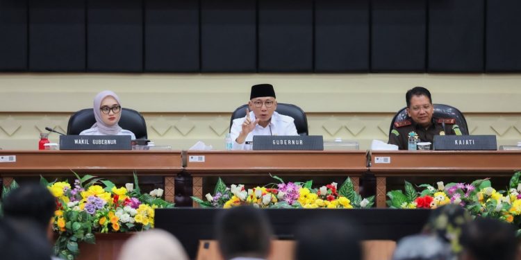 Gubernur Mirza Rakor Bersama Bupati/Walikota Se-Provinsi Lampung