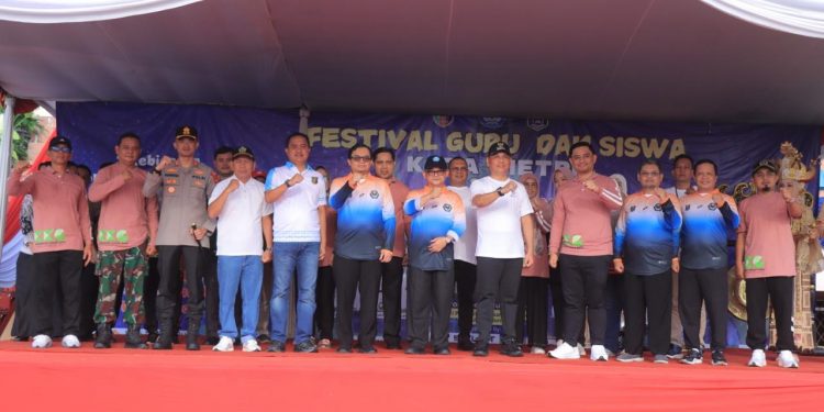 Festival Pendidikan Kota Metro, Kapolres Turun Langsung Kawal Antusias Warga