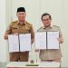 Gubernur Mirza dan Gubernur DKI Jakarta Pramono Anung Tandatangani Kerja Sama Antar Daerah