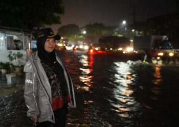 Banjir Genangi Jalan Yos Sudarso, Pemkot Kritik Balai Jalan Nasional