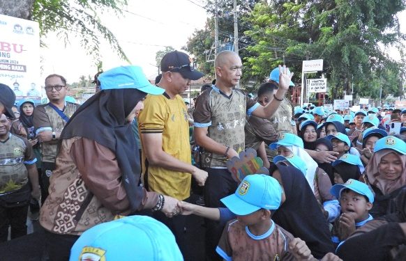 Jalan Sehat HUT Bandar Lampung ke-343, Gubernur dan Wali Kota Kompak Dukung Disabilitas