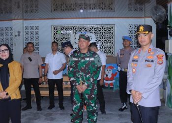 Forkopimda Metro Gelar Patroli Gabungan di Gereja Saat Kenaikan Isa Almasih