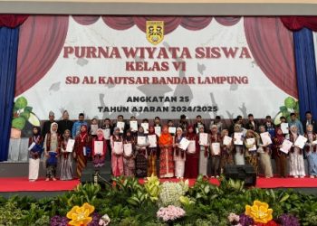 SD Al Kautsar Gelar Purna Wiyata Lepas 199 Lulusan