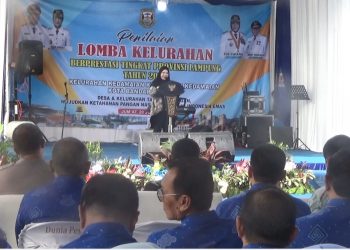 Kelurahan Kedamaian Diharapkan Wakili Lampung ke Tingkat Nasional, Walikota Eva Dwiana Sambut Tim Penilai