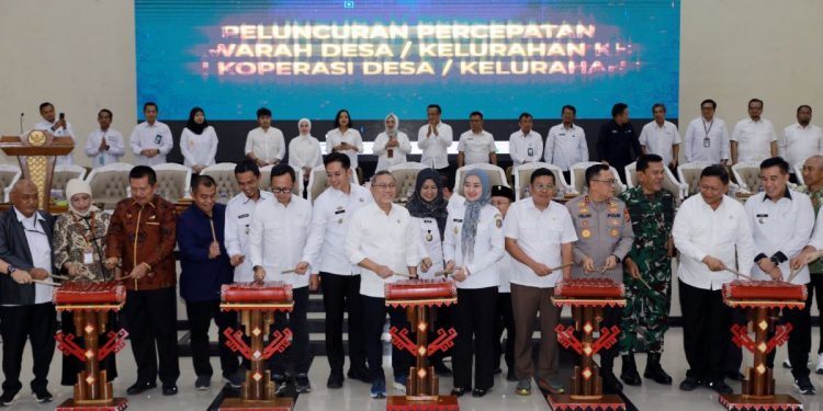 Lampung Jadi yang Pertama 100% Bentuk Kopdes Merah Putih Se-Indonesia
