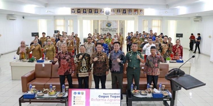 Lampung Dorong Reforma Agraria Menyeluruh Lewat Sinergi Lintas Sektor