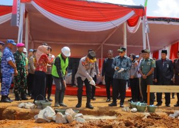 Kapolda Lampung Resmikan Pembangunan Gudang Ketahanan Pangan Berkapasitas 18.000 Ton