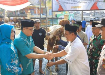Polda Lampung Salurkan 58 Hewan Kurban di Iduladha 1446 H