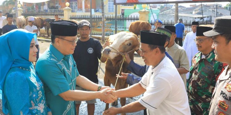 Polda Lampung Salurkan 58 Hewan Kurban di Iduladha 1446 H