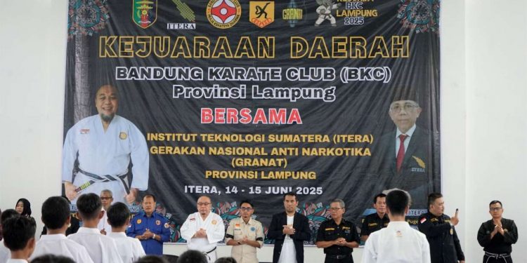 Itera Tuan Rumah Kejurda BKC 2025, 450 Atlet Karate Unjuk Ketangkasan