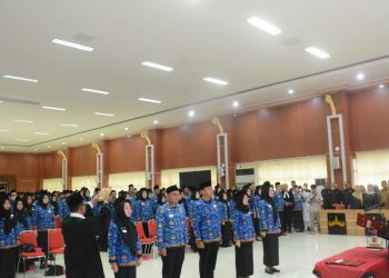 Ratusan PPPK Resmi Dilantik, Walikota Eva Dwiana Tegaskan Etos Kerja dan Integritas