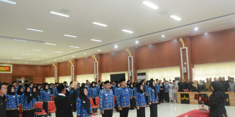 Ratusan PPPK Resmi Dilantik, Walikota Eva Dwiana Tegaskan Etos Kerja dan Integritas