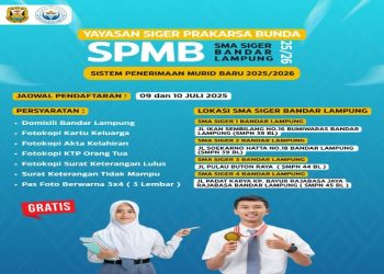 Pemkot Bandar Lampung Buka Pendaftaran SMA Gratis bagi Siswa Tak Mampu, Mulai 9–10 Juli 2025