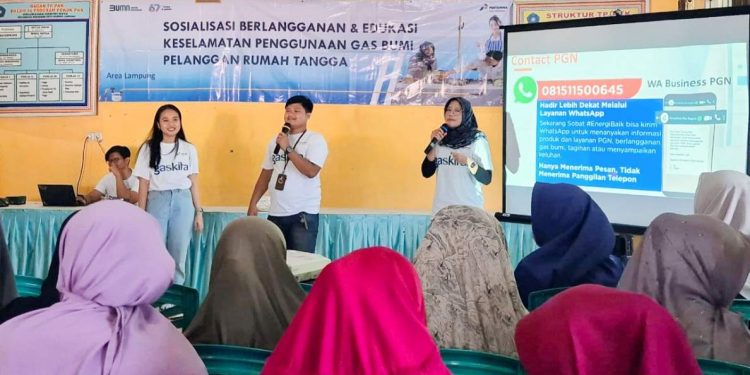 PGN Lampung Sosialisasi Layanan Gas Bumi ke Pelanggan Korpri Raya