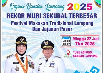 Pecahkan Rekor MURI, Pemkot Bandar Lampung Gelar Festival Sekubal Terbesar