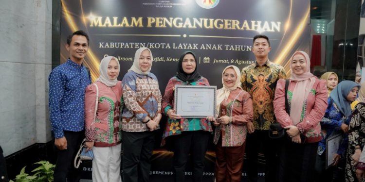Bandar Lampung Raih Penghargaan Kota Layak Anak 2025 kategori Nindya, Bukti Komitmen Penuhi Hak Anak