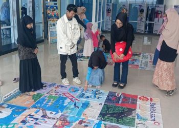 Relima Perpusnas dan NGAJAR Dekatkan Anak Pada Literasi Melalui Permainan