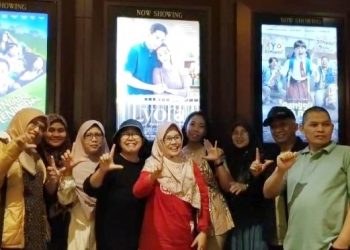 Kagama Lampung Nonton Bareng Film Lyora : Penantian Buah Hati