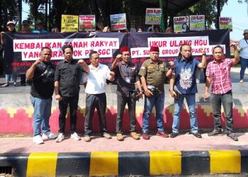 Aksi Tiga Aliansi Masyarakat Lampung ke Jakarta Ditunda, Perjuangan Ukur Ulang HGU PT SGC Tetap Berlanjut
