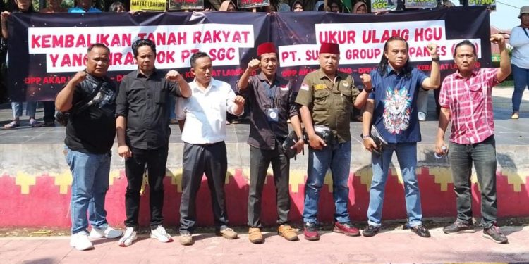Aksi Tiga Aliansi Masyarakat Lampung ke Jakarta Ditunda, Perjuangan Ukur Ulang HGU PT SGC Tetap Berlanjut
