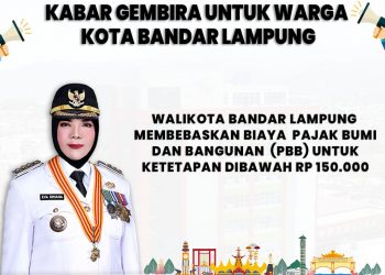 Kabar Gembira! PBB Gratis & Diskon Hingga 50% di Bandar Lampung