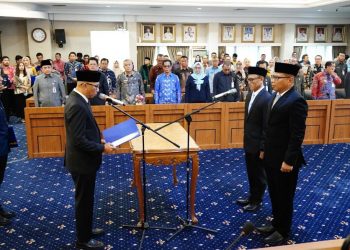 Gubernur Lampung Lantik Kepala Bappeda dan BKD Baru