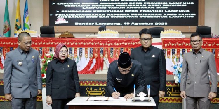 DPRD Lampung Tetapkan Propemperda 2026, Susun 30 Raperda Prioritas