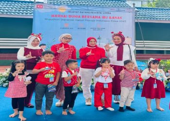 IKBL Gelar Lomba Mewarnai Ibu dan Anak, Rayakan Hari Anak dan HUT RI ke-80 