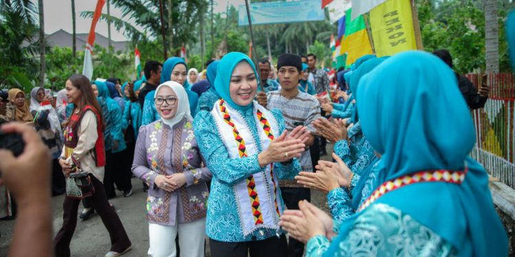 PKK Lampung Canangkan Pekon Kacapura Jadi Desa TAPIS