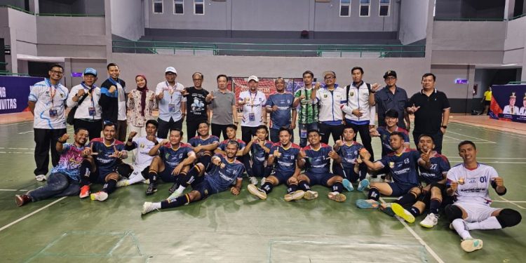 Futsal Lampung Hajar Setjen KPU 10–0 di Bapor Korpri 2025