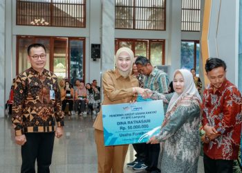 Wagub Jihan Nurlela Hadiri Akad Massal KUR Serentak se-Indonesia