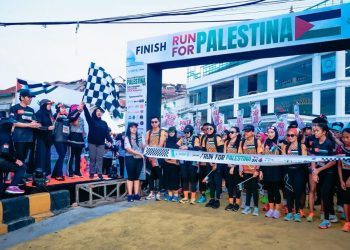 Ratusan Warga Lampung Ikuti Charity Run for Palestina 5K