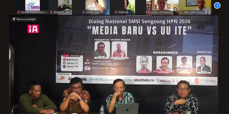 SMSI Bahas “Media Baru vs UU ITE”: Literasi Digital Jadi Kunci Kebebasan yang Bertanggung Jawab