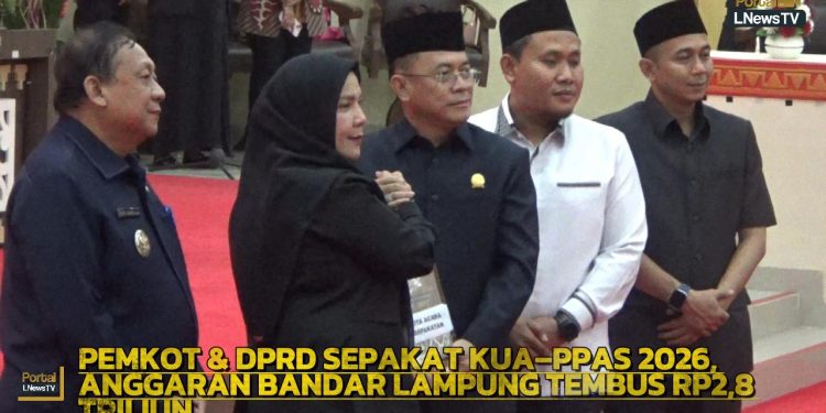 Pemkot–DPRD Bandar Lampung Sepakati KUA-PPAS APBD 2026