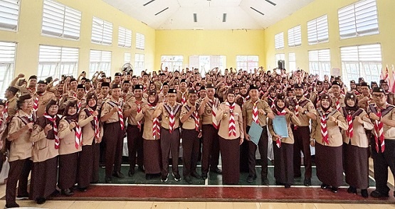 KMD Kwarcab Bandar Lampung Resmi Ditutup: 202 Guru Siap Cetak Generasi Pramuka Unggul